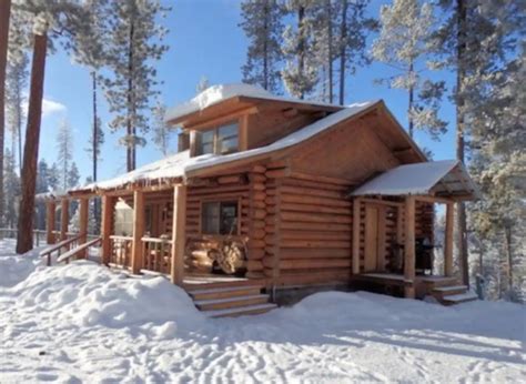 rustic-log-cabin-winter - Off Grid Path