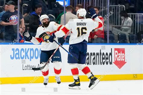 Florida Panthers Radko Gudas Left Celebrates Editorial Stock Photo ...