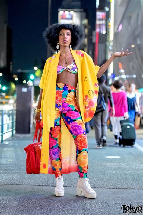 Colorful Harajuku Street Style w/ Hello Kitty Kimono Jacket, Eva B ...