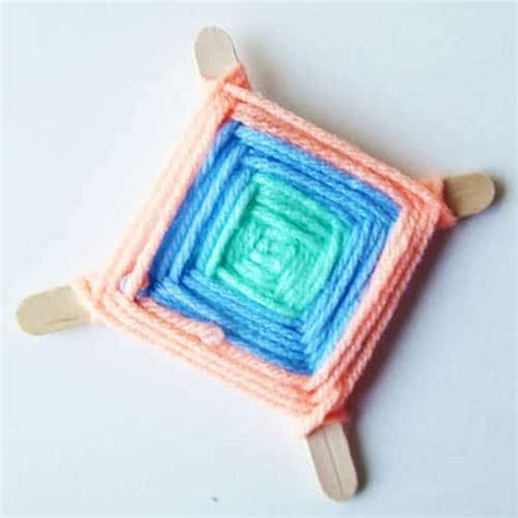 God's Eye Weaving Kid's Craft for Summer | Alpha Mom