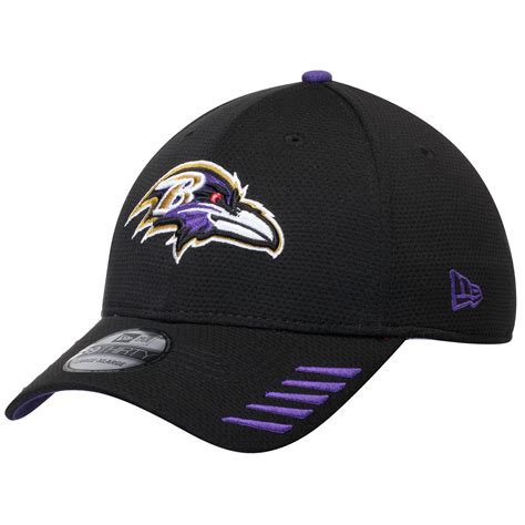 Baltimore Ravens New Era Tech Grade 39THIRTY Flex Hat - Black