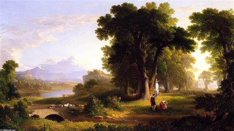 Art Reproductions The Morning of Life, 1840 by Asher Brown Durand (1796-1886, United States ...