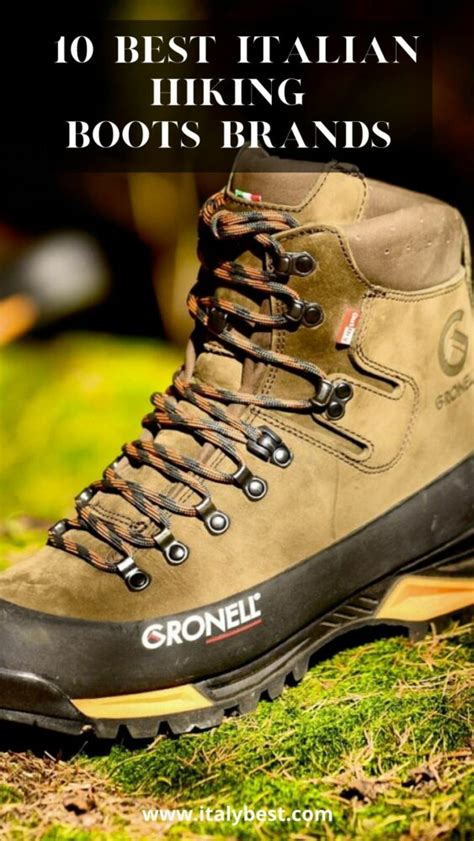 10 Best Italian Hiking Boots Brands - Italian Made Hiking Boots