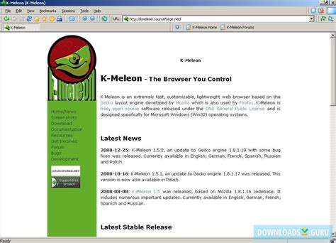 Download K-Meleon for Windows 11/10/8/7 (Latest version 2024 ...