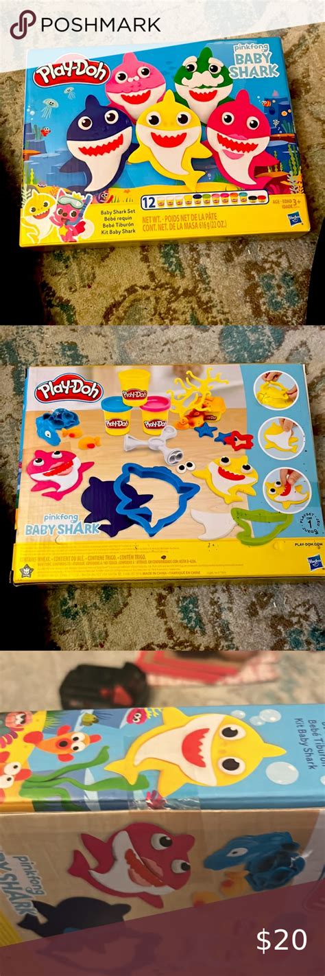 Pinkfong Baby Shark play-doh set NWT Play Doh, Baby Shark, Kids Rugs ...