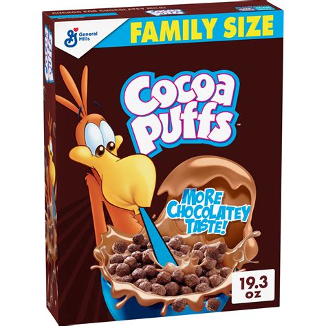 Cocoa Puffs, Chocolate Cereal, with Whole Grains, 19.3 oz - Walmart.com - Walmart.com