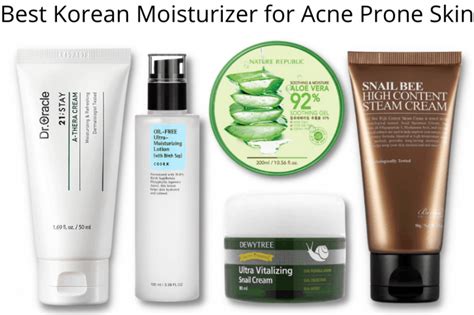 10 Best Korean Moisturizers for Acne Prone Skin in 2023