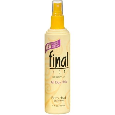 Final Net Hairspray Non-Aerosol Extra Hold Unscented 8 oz (Pack of 3) - Walmart.com - Walmart.com