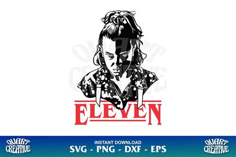 Eleven Stranger Things SVG - Gravectory