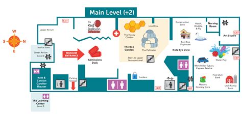 Exhibits Map - Discovery Gateway Children's Museum