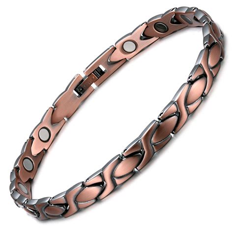 Womens Pure Copper Magnetic Ankle Bracelets for feet Arthritis ...