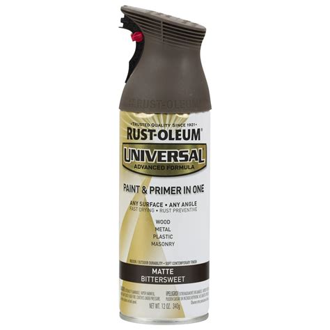 Rustoleum 282819 12 Oz Bittersweet Colored Universal® Matte Spray Paint ...