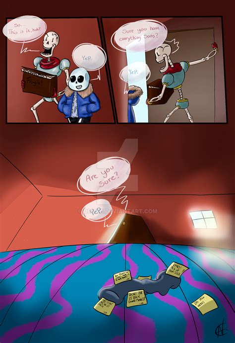 UNDERTALE COMIC | Moving out by DBlite on DeviantArt