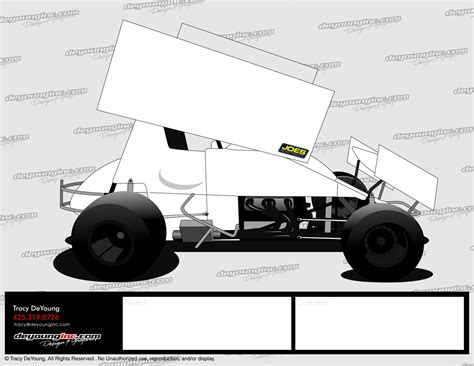 Sprint Car Vector at GetDrawings | Free download