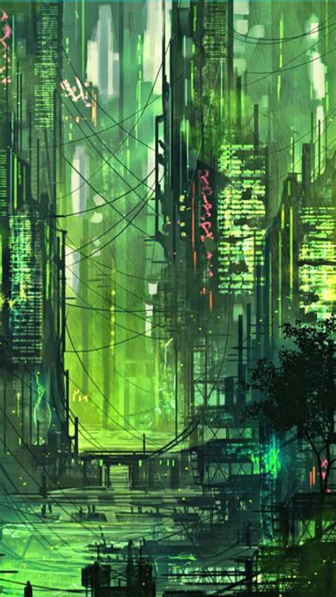 Green Cyberpunk Wallpapers - Wallpaper Cave