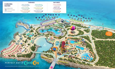 Perfect Day at CocoCay cabana map by Royal Caribbean Blog - Issuu