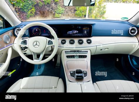 Barcelona, Spain May 23, 2017 : Mercedes-Benz E-Class Coupe 2017 ...