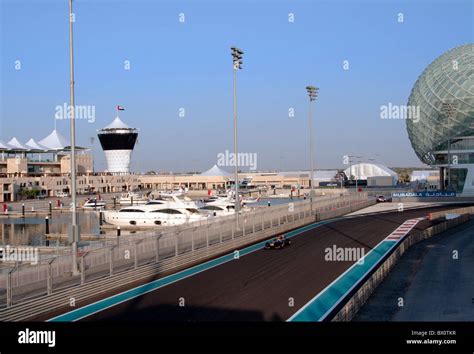 Formula 1 racing track.Abu Dhabi Stock Photo - Alamy