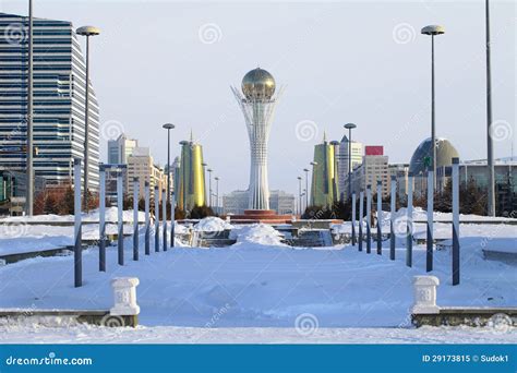 Astana In Winter Day. Royalty Free Stock Photo - Image: 29173815