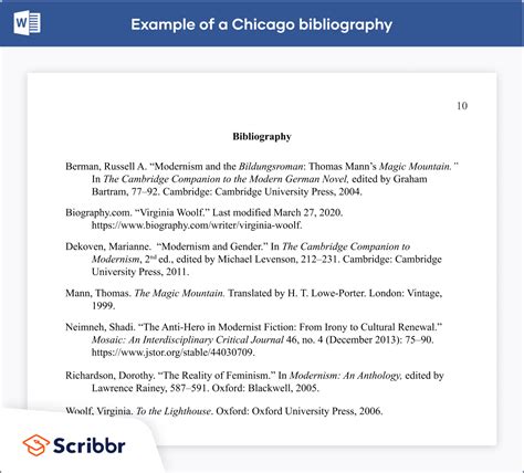 Creating a Chicago Style Bibliography | Format & Examples