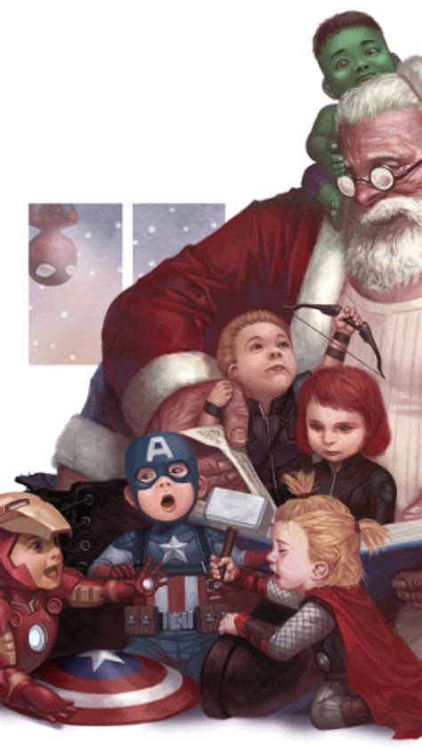 Avengers Christmas Wallpaper