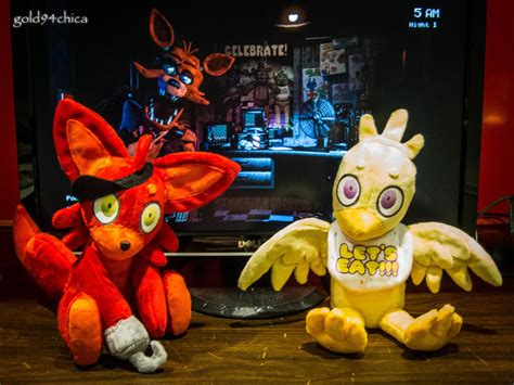 Foxy + Chica FNAF Custom Plushies! by gold94chica on DeviantArt