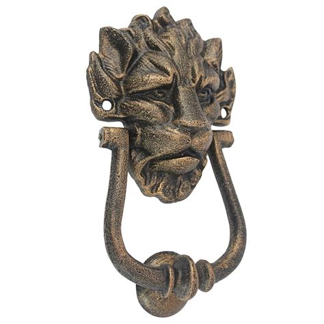 Design Toscano 10 Downing Street Lion Authentic Foundry Door Knocker & Reviews