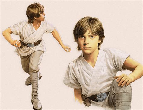 Young Luke Skywalker by Tsuyoshi Nagano : StarWars