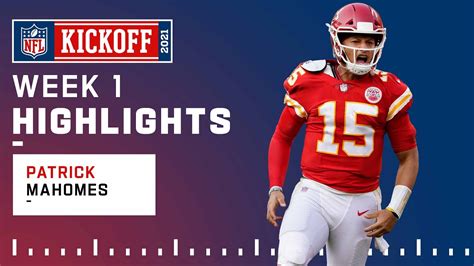 Patrick Mahomes Best Plays from 4 TD Game | NFL 2021 Highlights - Win ...