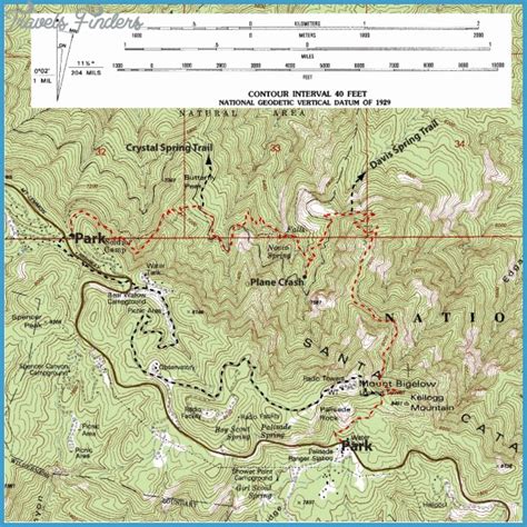 Mt Lemmon Hiking Trail Maps - TravelsFinders.Com