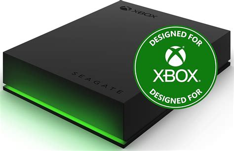 Seagate Game Drive for Xbox, 4TB, External Hard Drive Portable, USB 3.2 Gen 1, Black with built ...