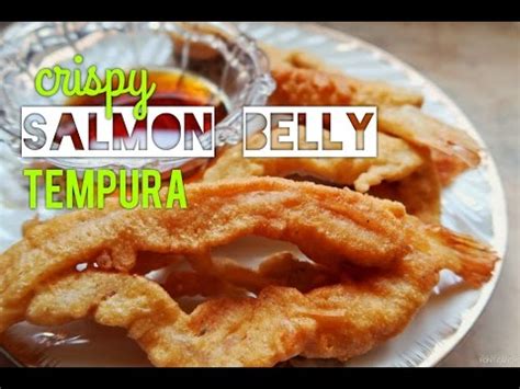 Crispy Salmon Belly Tempura | Tempura | Tempura Recipe | Cookph [HD ...