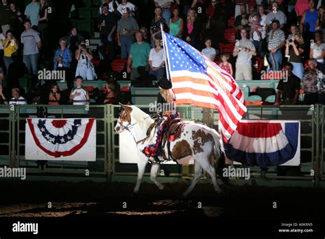 Opening ceremonies for the Fort Worth Stockyards Rodeo Stock Photo - Alamy