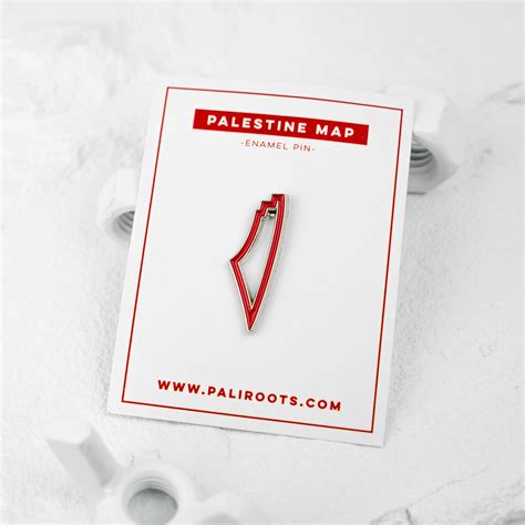 Map of Palestine Red Pin – PaliRoots