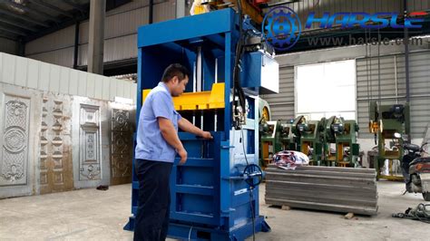 Carton and plastic baling machine, Y81-30T hydraulic paper pressing ...