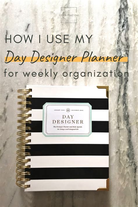 How I Use My Day Designer Planner for Weekly Organization