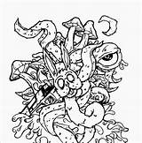 Trippy Drug Coloring Pages sketch template