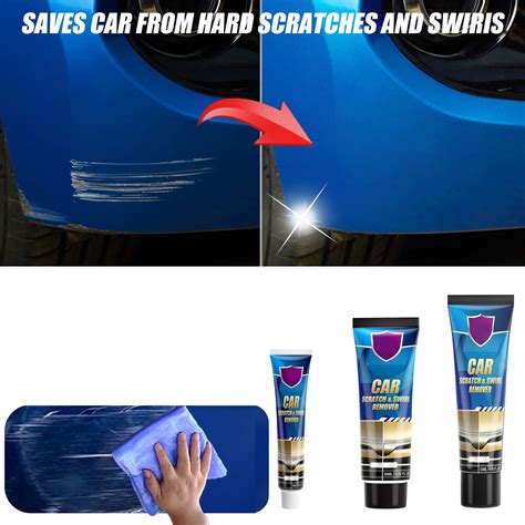 NGHnuifg Car Scratch Paste Car Refurbishment Paint Scratch Paint Paste Car Protective Film Clear ...