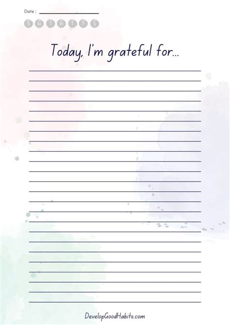 17 Printable Gratitude Journal Template Examples for 2022 (2022)