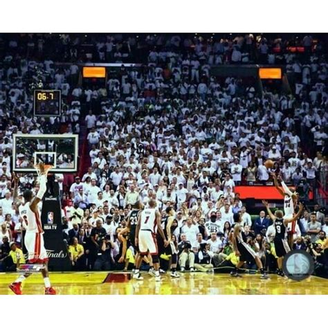 Ray Allen Game Tying Three Pointer Game 6 of the 2013 NBA Finals Photo ...