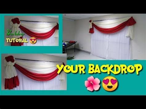 Backdrop ideas for your occasions. #tutorial - YouTube | Paper ...