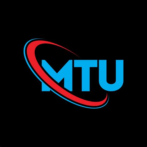 MTU logo. MTU letter. MTU letter logo design. Initials MTU logo linked with circle and uppercase ...