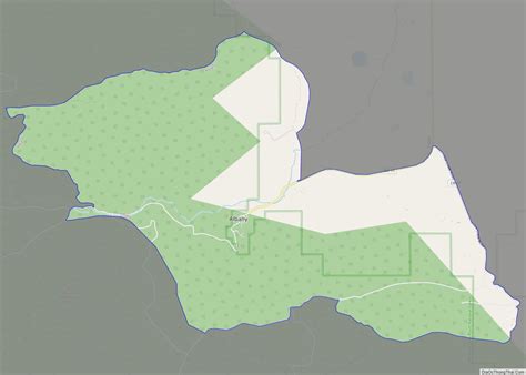 Map of Albany CDP, Wyoming - Thong Thai Real