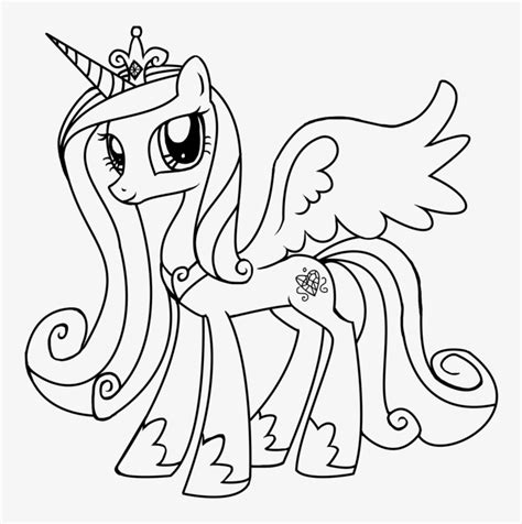 My Little Pony Princess Cadence Coloring Pages Printable - My Little Pony Cadence Coloring Pages ...