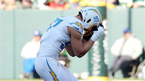 Chargers’ Joey Bosa in tears after suffering foot injury in loss to ...