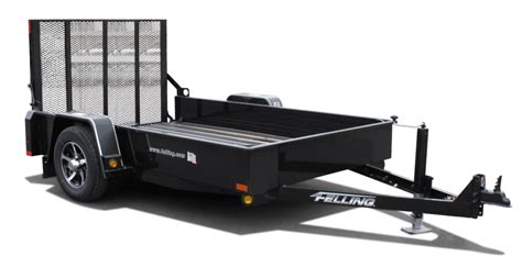 Small Utility Trailer - Drop Deck - by Felling Trailers Inc.