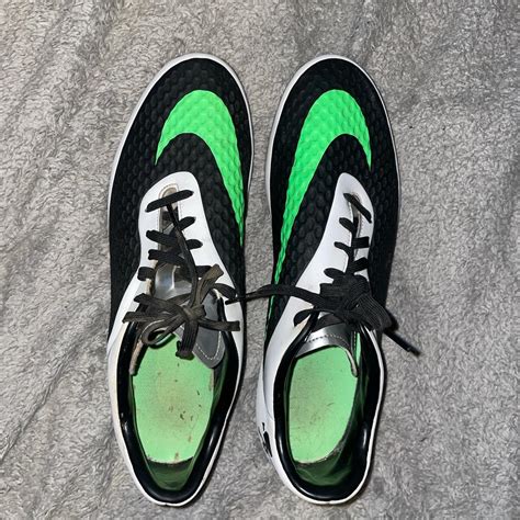 Nike Hypervenom Phantom Fg Black/Neo Lime/White... - Depop