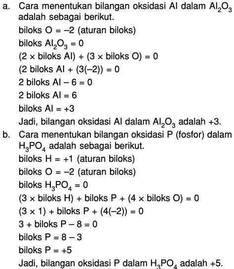 Berapa bilangan oksidasi dari: Al (aluminium) dalam senyawa Al2O3 - Mas Dayat