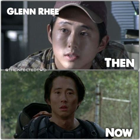 Glenn Rhee Season 1 VS 4 | Walking Dead | Pinterest | Seasons, Walking dead and Face characters