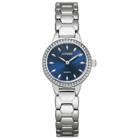 CITIZEN - Citizen Women's Stainless Steel Blue Dial Watch EZ7010-56L - Walmart.com - Walmart.com